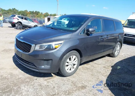 2017 Kia Sedona Lx из США, поврежденный, VIN KNDMB5C16H6269447